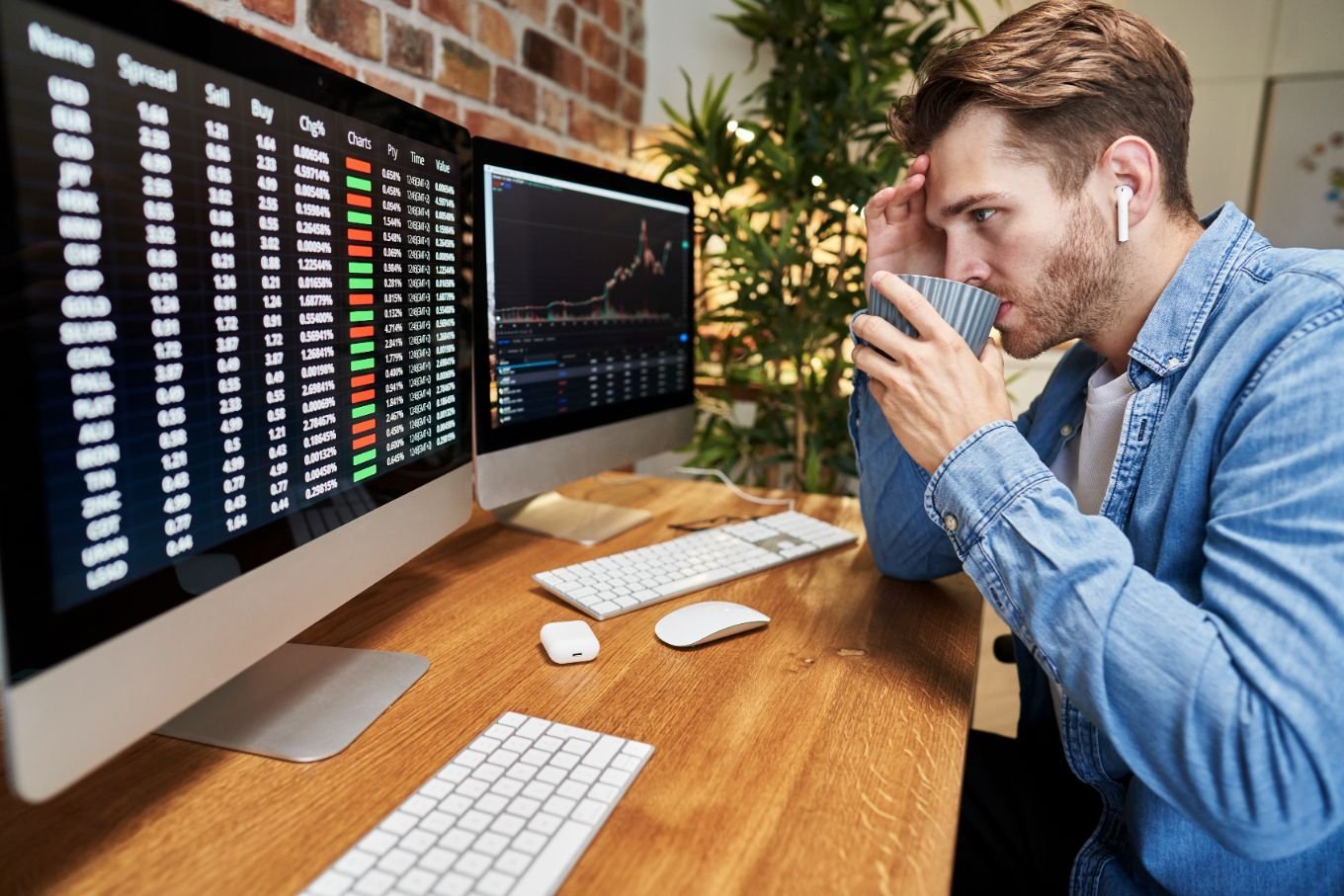 man-decoding-and-analyzing-data
